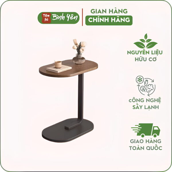 Bàn trà gỗ công nghiệp hiện đại