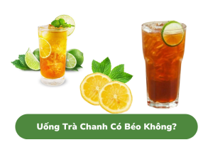 uống trà chanh có béo không
